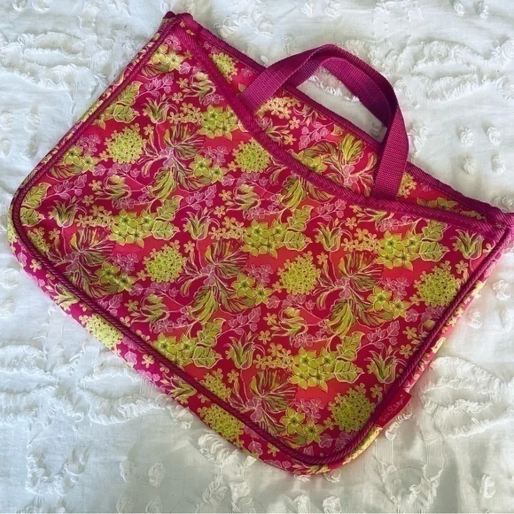 Lilly Pulitzer laptop tote